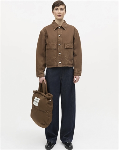 Mads Nørgaard - Light Ripstop Pillow Taske - Cocoa